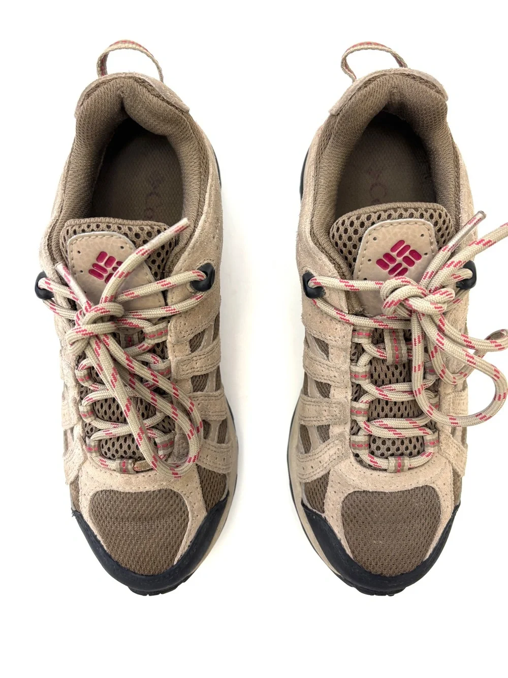 Columbia  Women's Beige/Pebble Tan Redmond Low Hiking/Trail Sneaker Sz 6